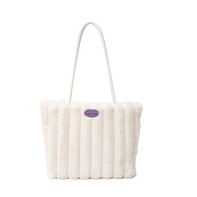 Velvet Luxe Tote - Plush Fur (Samt Luxus-Tasche - Weiches Fell)