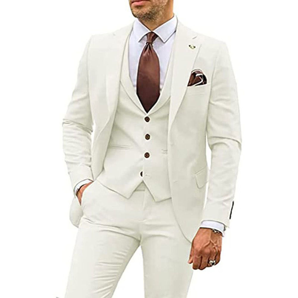 Slim Classic Suit – Jacket, Waistcoat & Trousers (Klassischer Anzug – Gentleman's Style)