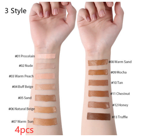 Liquid Foundation – Oil Control & Full-Cover Concealer (Flüssige Make-up-Foundation – Öl-Kontrolle & Concealer In Einem)