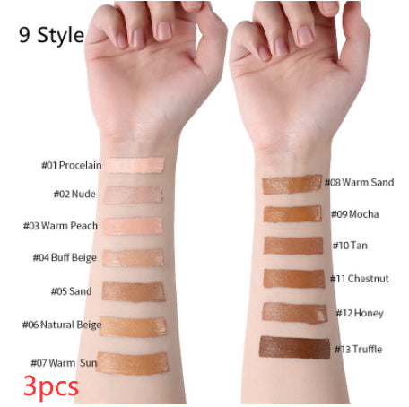 Liquid Foundation – Oil Control & Full-Cover Concealer (Flüssige Make-up-Foundation – Öl-Kontrolle & Concealer In Einem)