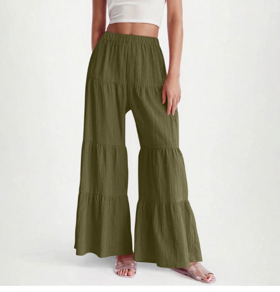 Elastic Waist Casual Trousers (Stylische Freizeit-Hose Mit Elastischem Bund)