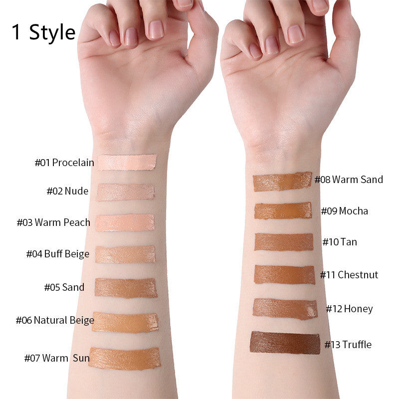 Liquid Foundation – Oil Control & Full-Cover Concealer (Flüssige Make-up-Foundation – Öl-Kontrolle & Concealer In Einem)