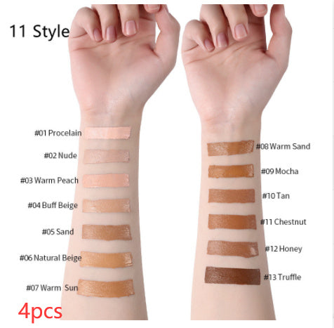 Liquid Foundation – Oil Control & Full-Cover Concealer (Flüssige Make-up-Foundation – Öl-Kontrolle & Concealer In Einem)
