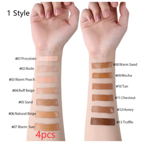 Liquid Foundation – Oil Control & Full-Cover Concealer (Flüssige Make-up-Foundation – Öl-Kontrolle & Concealer In Einem)