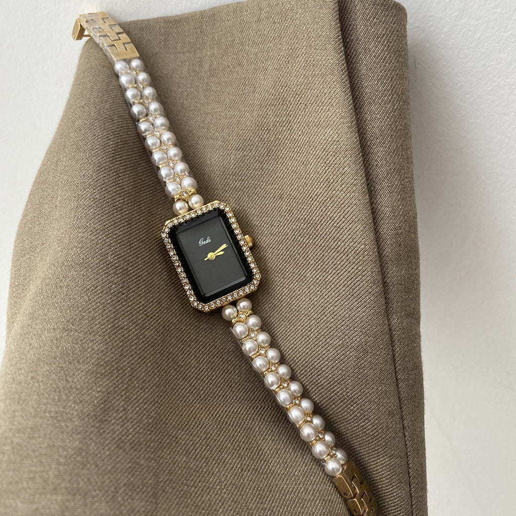 Shiny Luxury Square Women’s Watch (Glänzende Luxuriöse Quadratische Damenuhr)