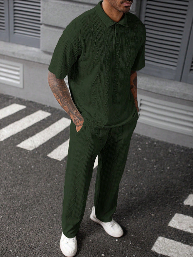 Refined Jacquard Polo Set (Edles Jacquard-Polo-Set)