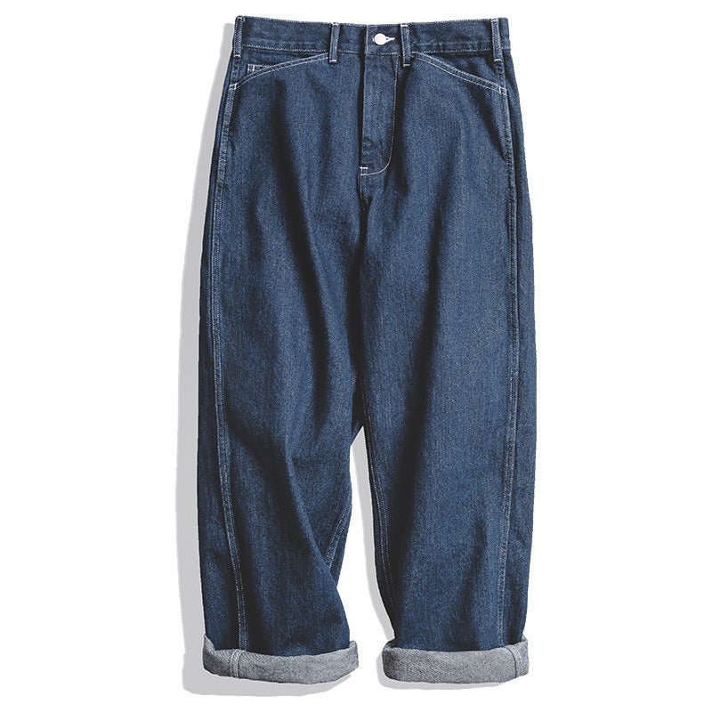 Relaxed Straight-Leg Jeans for Men