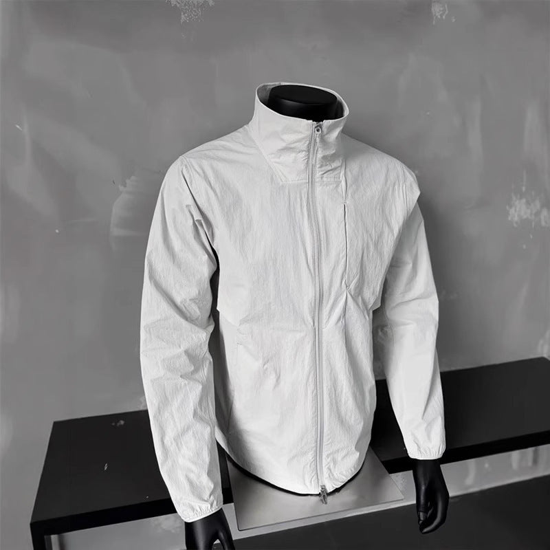 Stylish Sports Jacket With Stand Collar - Breathable, Cooling & Perfect for Active Days (Stylische Sportjacke mit Stehkragen – Atmungsaktiv)