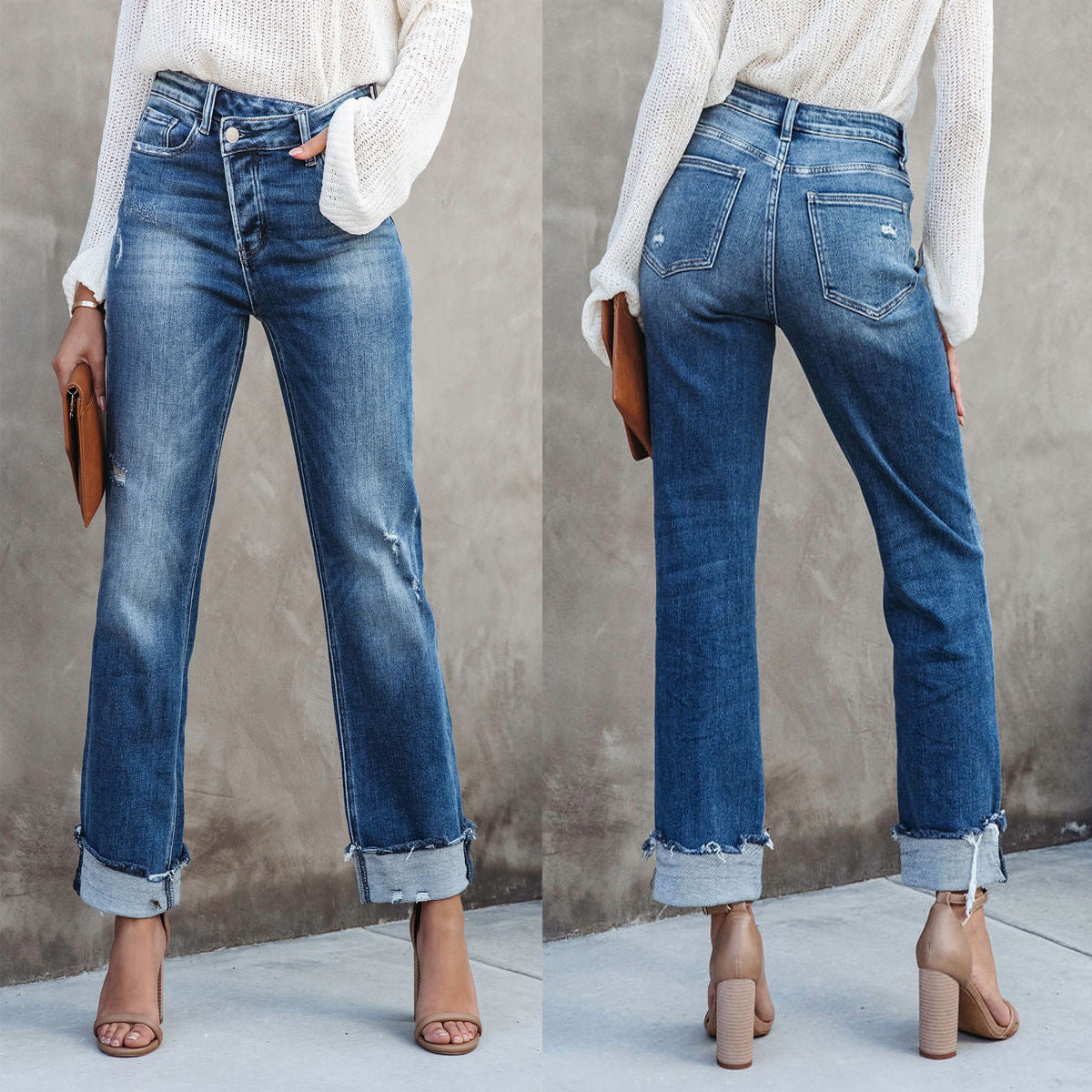 Classic Straight Denim (Klassische Jeans mit geradem Schnitt)