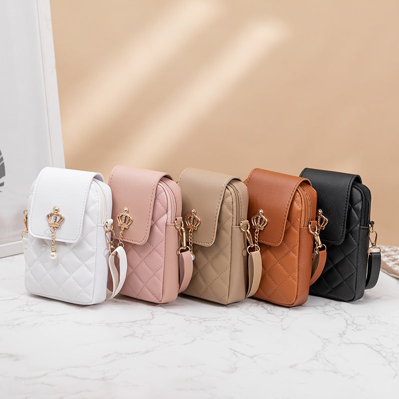 Luxury Square Bag with Pearl Details (Elegante Quadratische Schultertasche Mit Perlenschmuck)