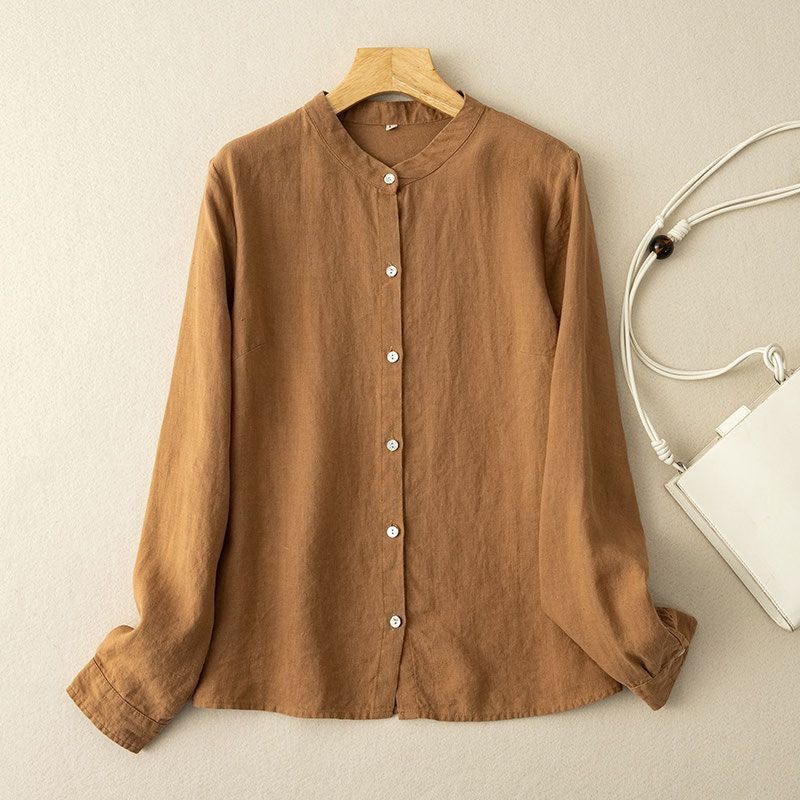 Sola Shirt – Relaxed Cotton-Linen Blend (Sola Hemd – Lockeres Shirt aus Baumwolle & Leinen)