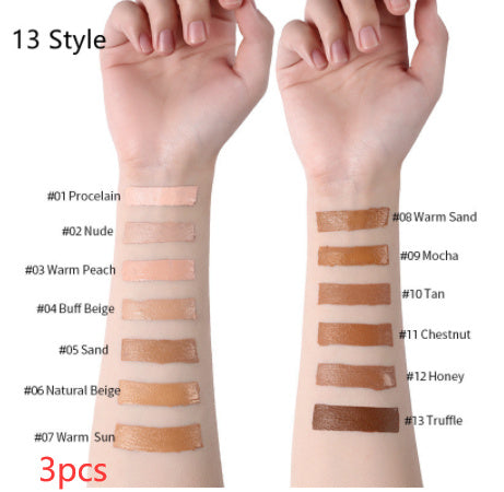 Liquid Foundation – Oil Control & Full-Cover Concealer (Flüssige Make-up-Foundation – Öl-Kontrolle & Concealer In Einem)