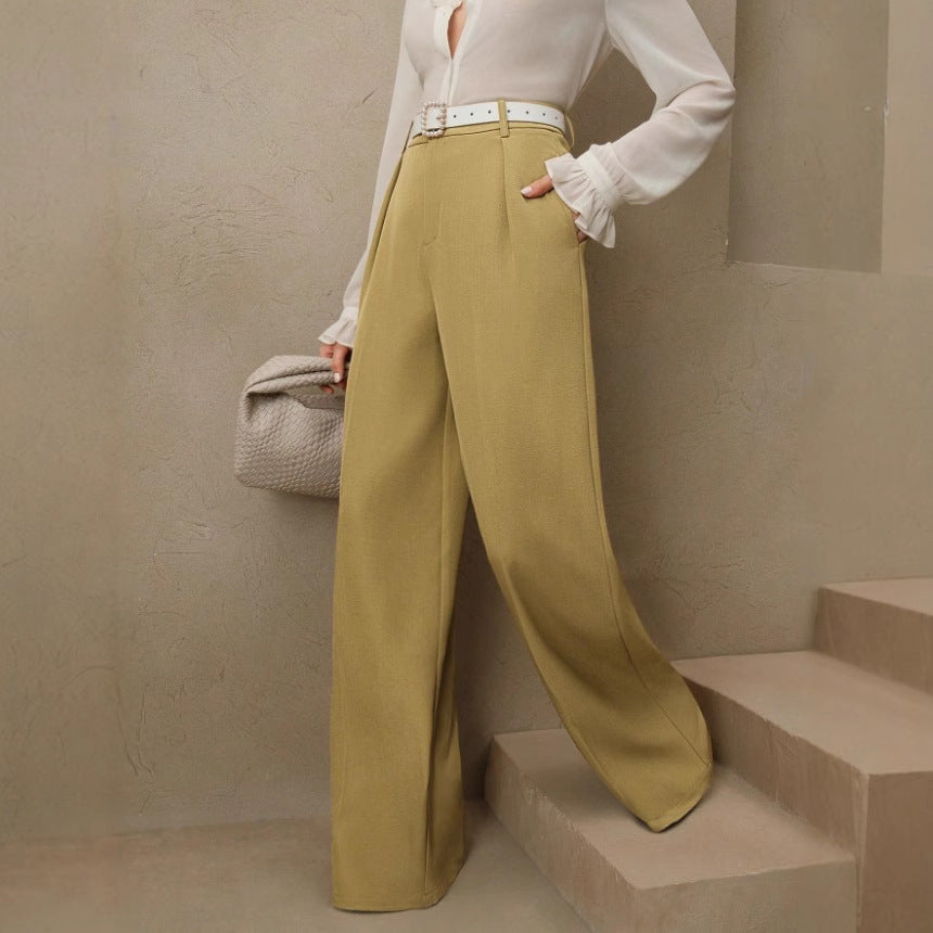 Classic Stylish High-Waist Trousers (Klassische Stylische Hose mit Hoher Taille)