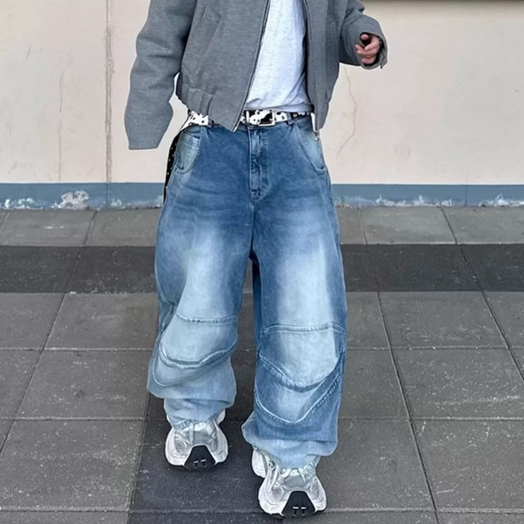 Comfortable Stylish Pleated Jeans (Bequeme Stylische Plissee-Jeans)