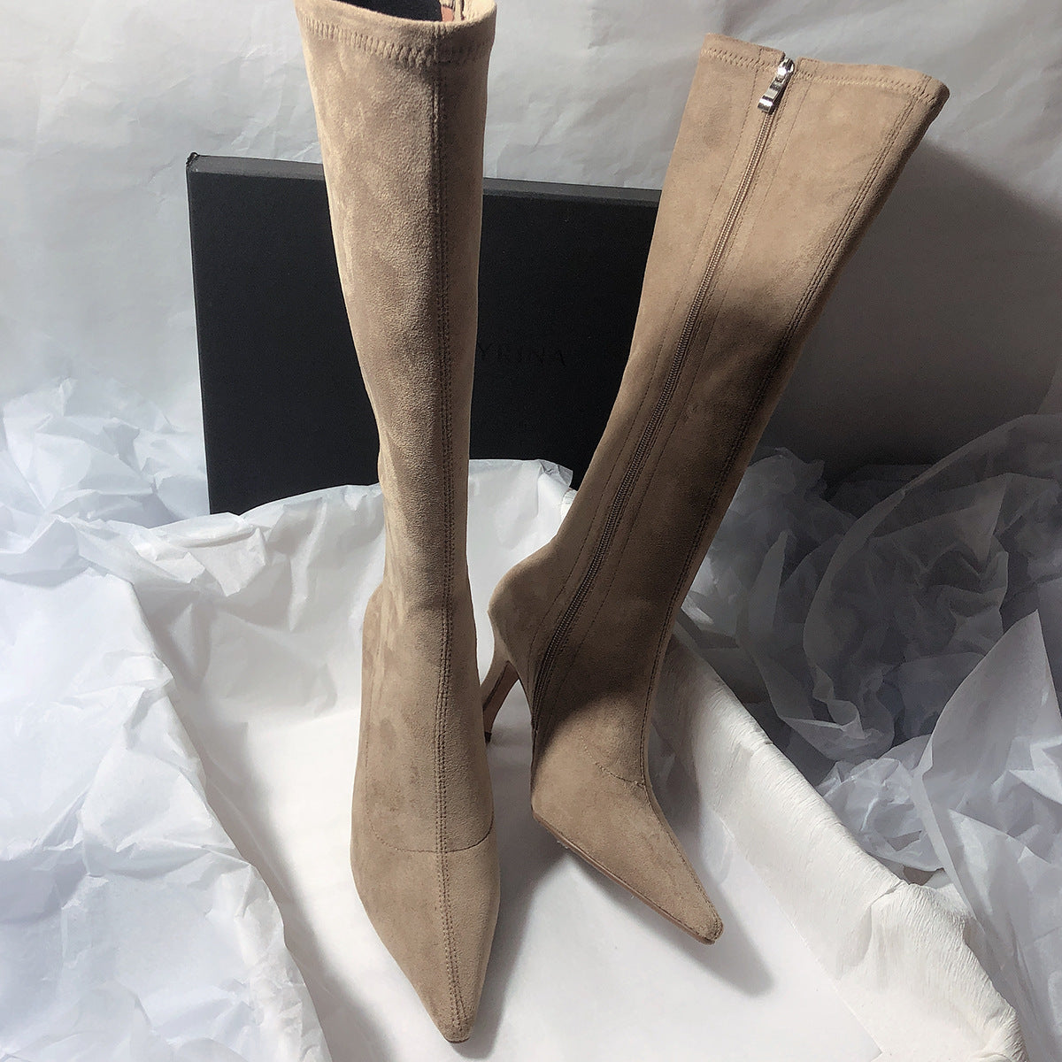 Classic Elegant High Heel Boots For Women (Klassische Elegante High-Heel-Stiefel Für Damen)