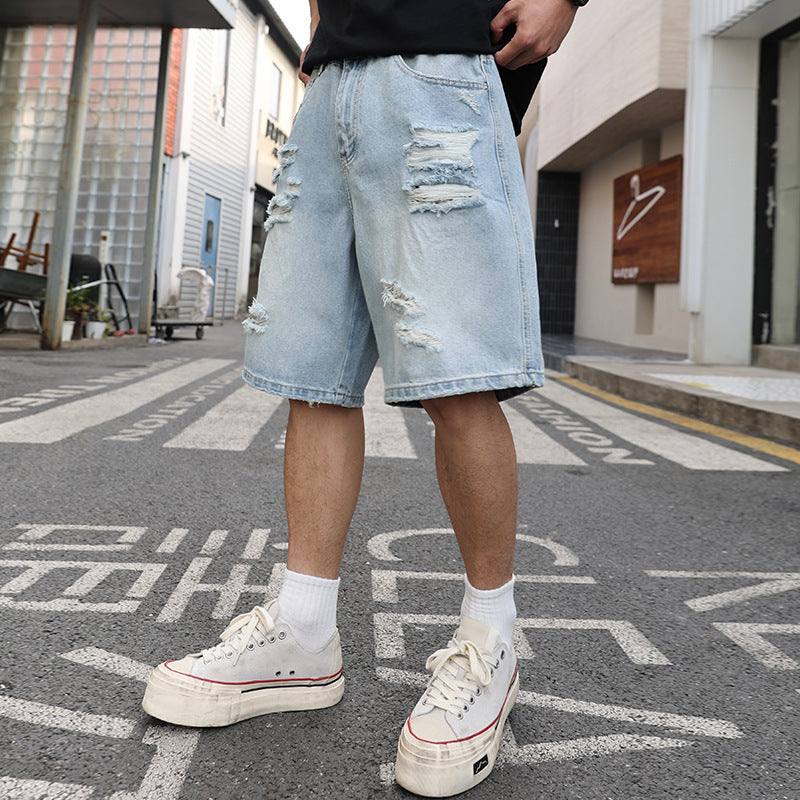 Loose Denim Shorts (Lockere Kurzhosen für Herren)