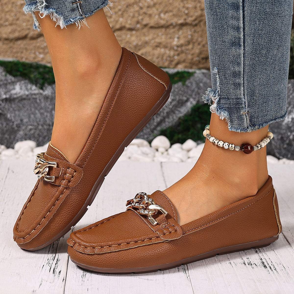 Sophisticated Flat Loafers (Elegante Flache Loafer-Schuhe)