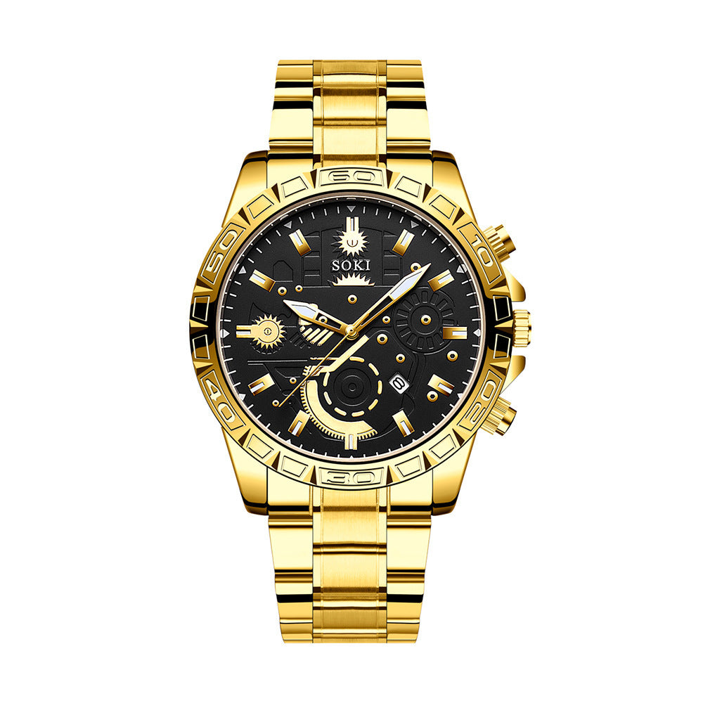 Elegant Business Quartz Watch Set (Elegantes Business-Uhrenset Mit Quarzwerk)