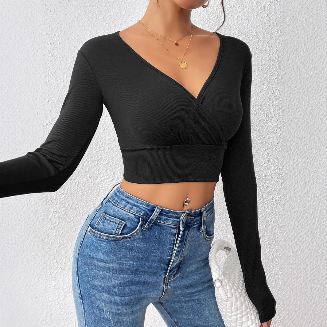 Glamorous Slim Fit Top (Attraktives Figurbetontes Top)