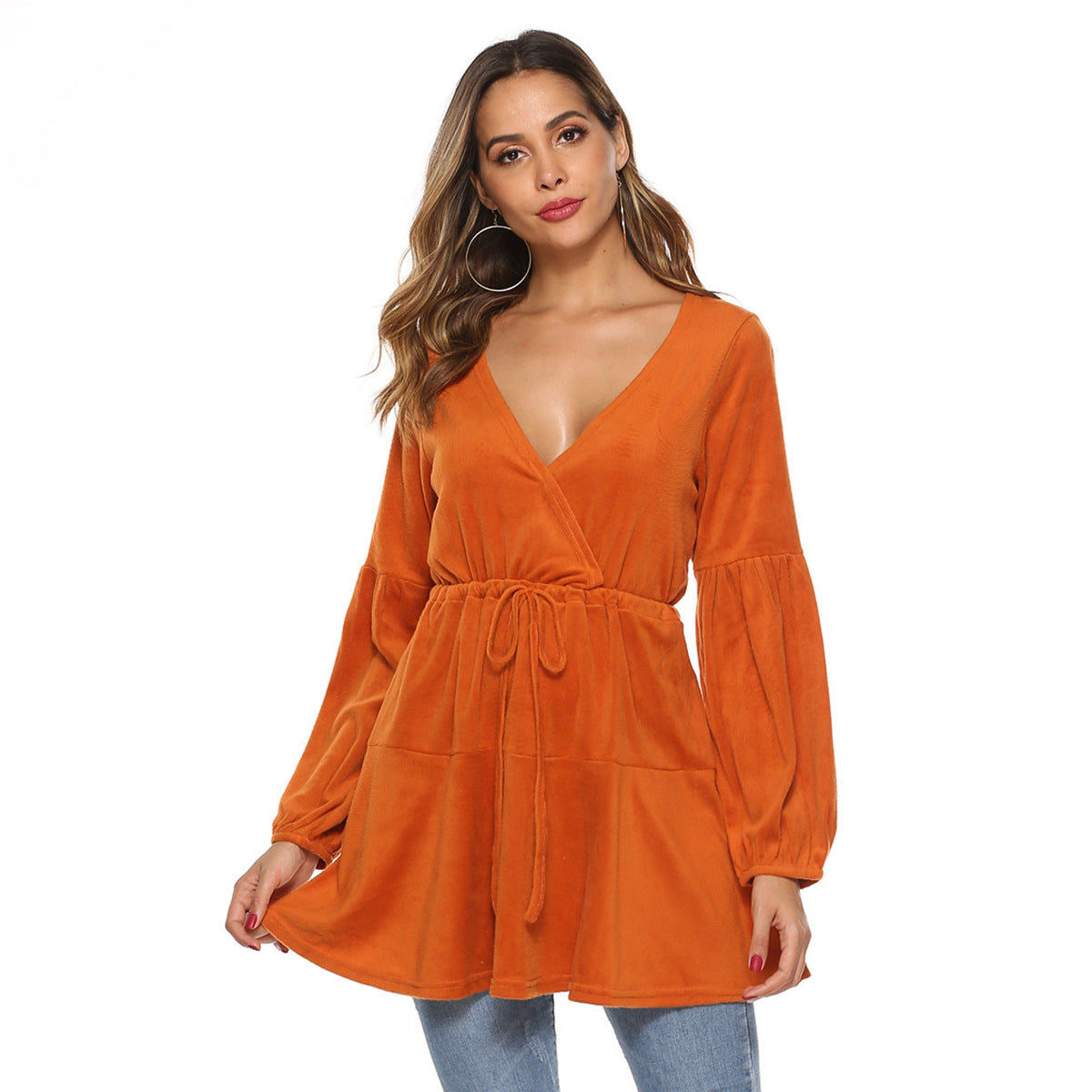 Effortless Knit Belt Dress (Lässiges Strickkleid mit Gürtel)