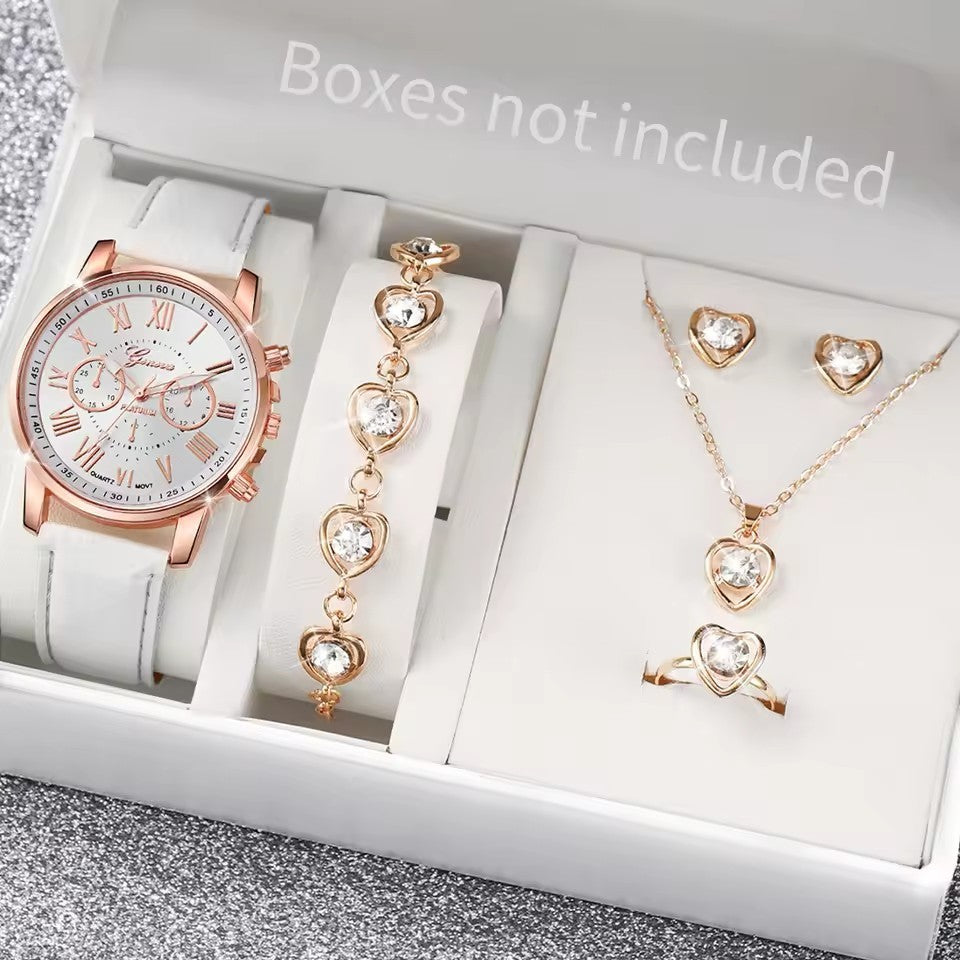 Exquisite Watch and Jewelry Gift Box (Edle Geschenkbox mit Uhr und Schmuck)