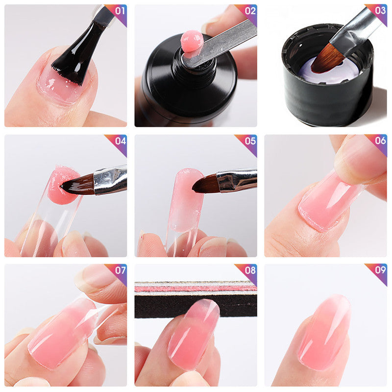 Multi-Color Nail Glue (Bunte Nagelkleber-Gel – Starker Halt Für Kreative Designs)