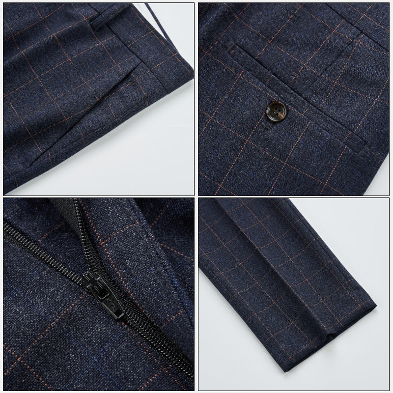 Refined Plaid Elegant Pants (Fein Karierte Edle Stoffhose)