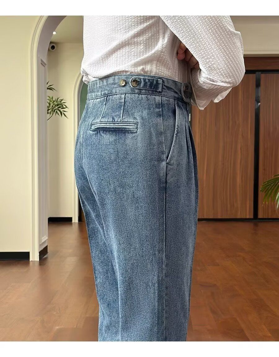 Denim Dress Pants - Classic Italian Look (Jeanshose - Klassisch Italienischer Look)