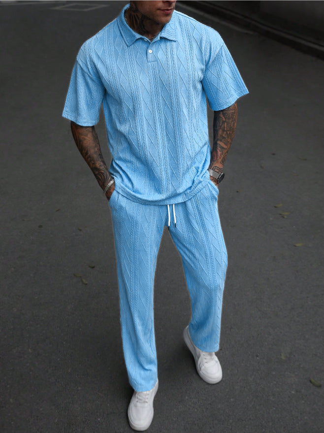 Refined Jacquard Polo Set (Edles Jacquard-Polo-Set)