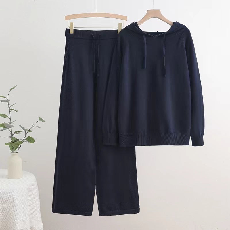 Elegant Sporty Knitted Two-piece Set (Elegantes Sportliches Strick-Set Im Zweiteiligen Design)