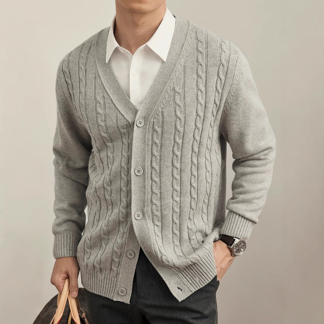 Long Sleeve Knit Cardigan (Langarm-Strickcardigan)