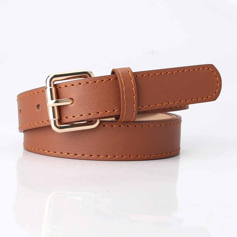 Women's Trendy PU Belt (Trendiger Damengürtel Mit Cleanem Look)