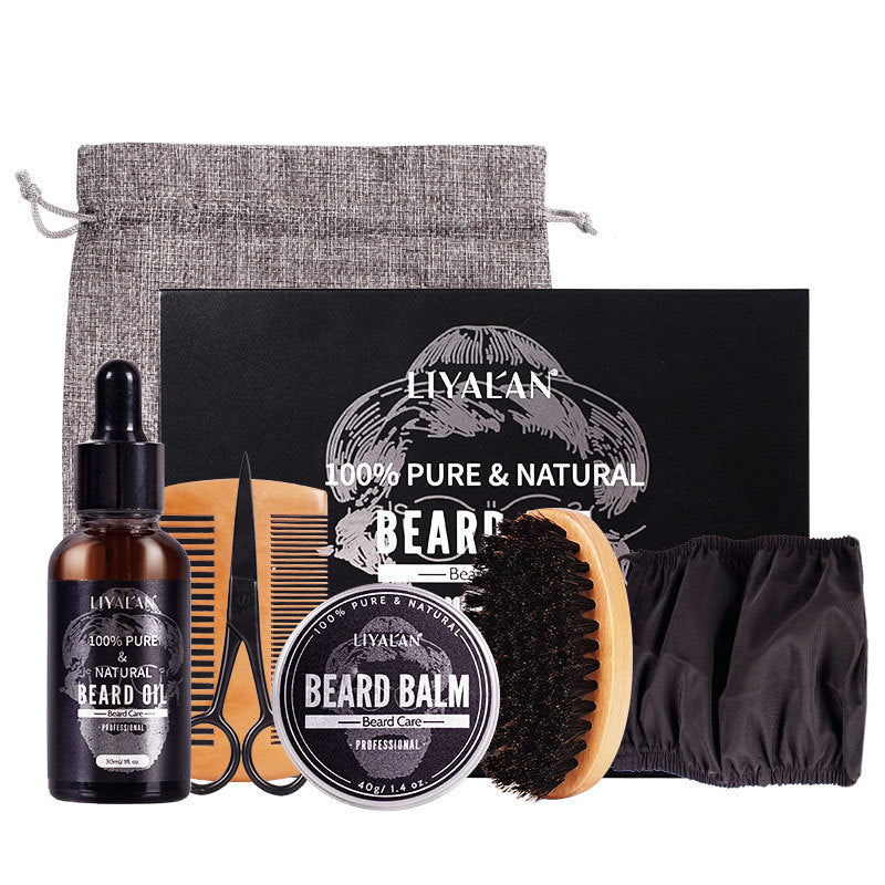 Beard Growth Kit For Men (Bartwachstums-Set Für Männer – Haarverstärker & Dichtere Schnurrbartpflege)