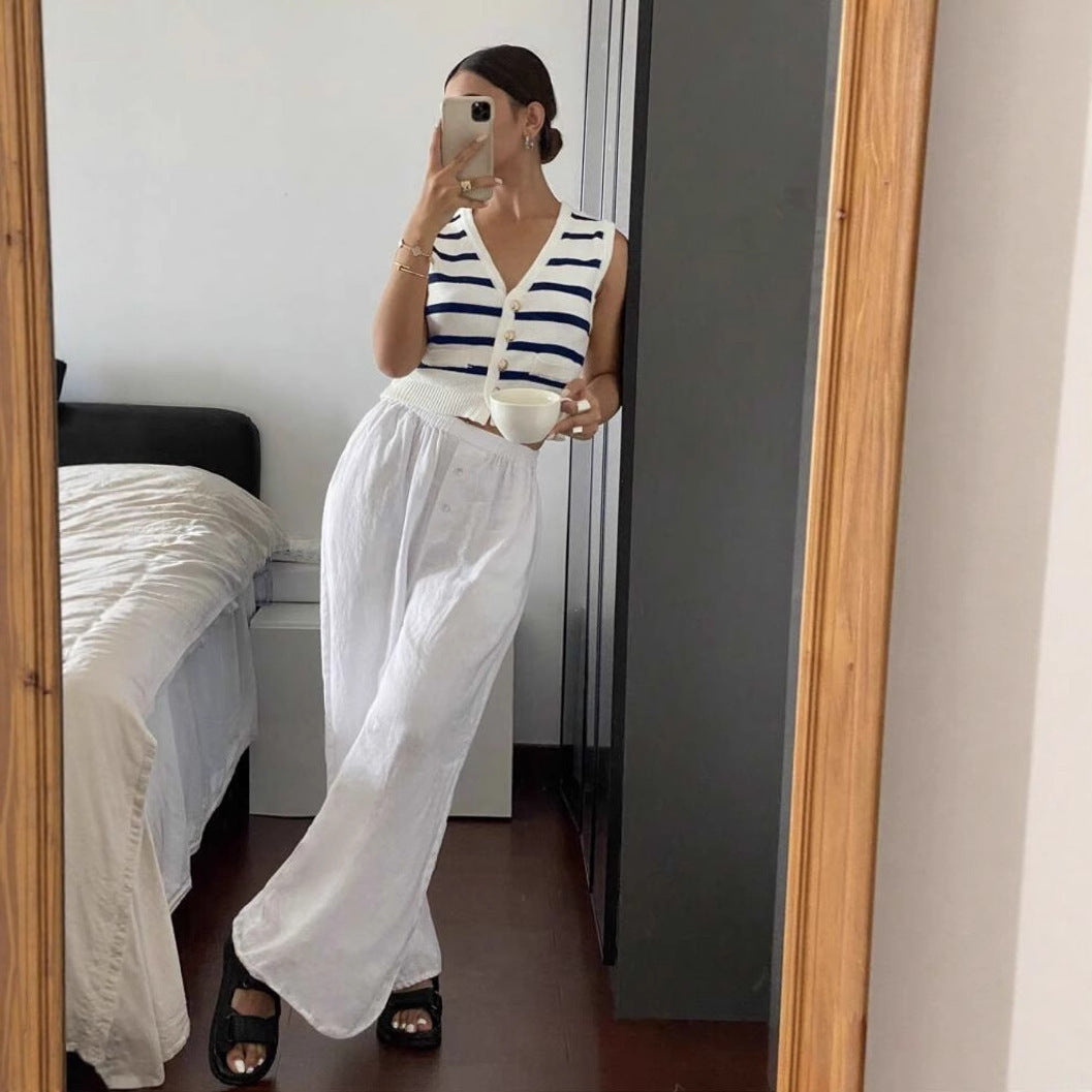 Marin Knit Vest – Stripes, Structure, Style (Marin Strickweste – Streifen Mit Stil)