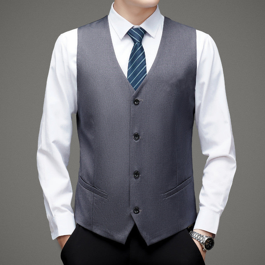 Elegant Suit Waistcoat – Slim Fit (Elegante Anzugweste - Figurbetont Geschnitten)