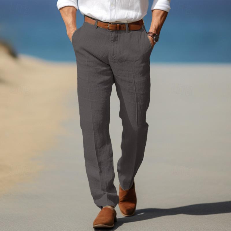 Refined Trousers In Cotton–Linen (Elegante Hosen Aus Baumwolle)
