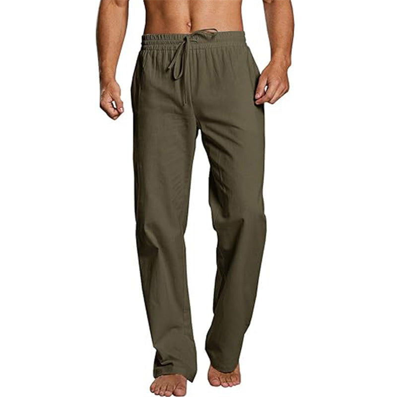 Loose Cotton-Linen Trousers (Lockere Baumwoll-Leinen-Hose)