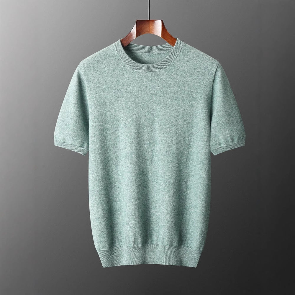 Elegant Luxurious Men’s Sweater In Fine Cashmere (Eleganter Luxuriöser Herrenpullover Aus Feinem Kaschmir)