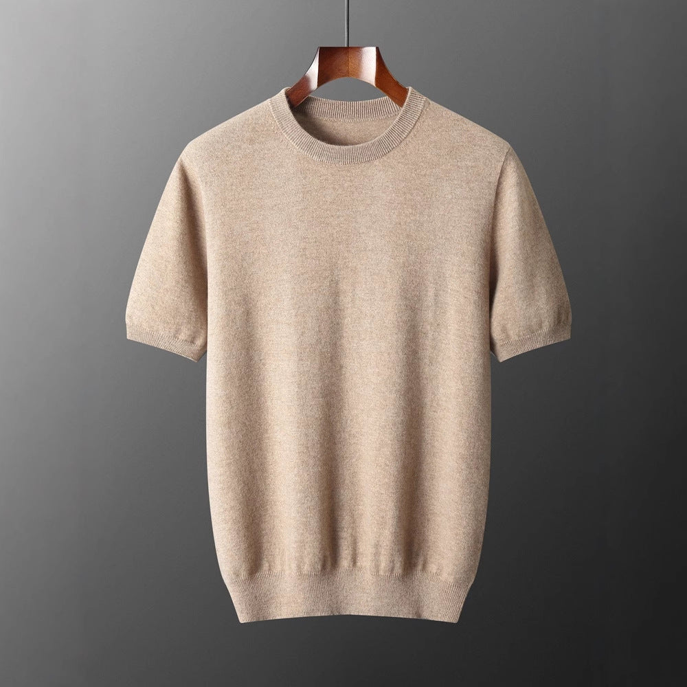 Elegant Luxurious Men’s Sweater In Fine Cashmere (Eleganter Luxuriöser Herrenpullover Aus Feinem Kaschmir)