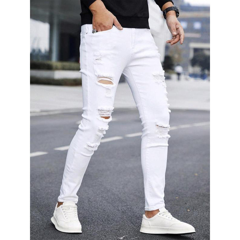 Clean Cuffed Jeans in Kanye West Style (Edle Moderne Jeans im Kanye-West-Stil)