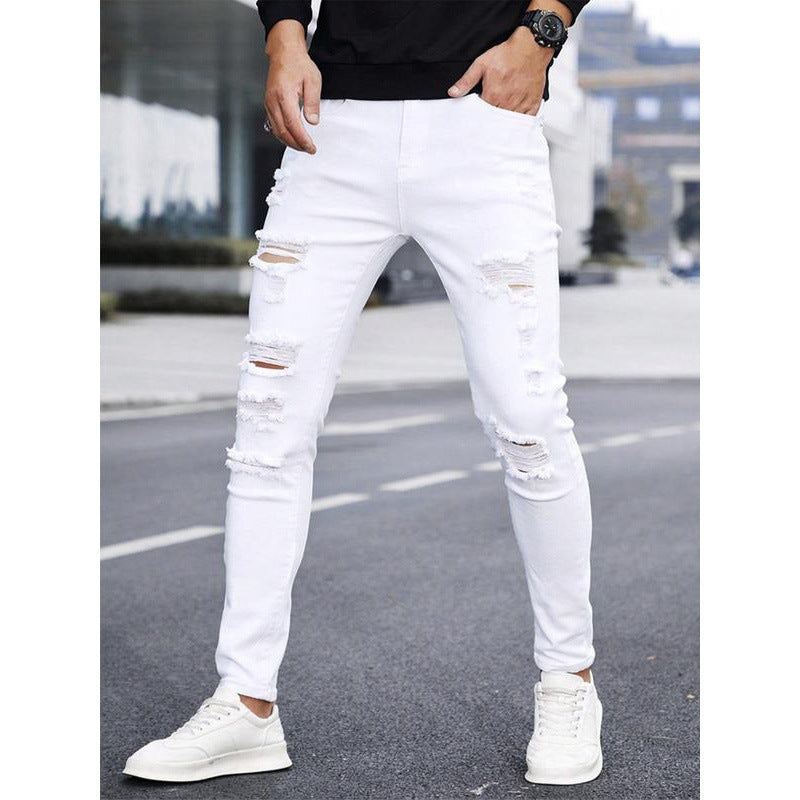 Clean Cuffed Jeans in Kanye West Style (Edle Moderne Jeans im Kanye-West-Stil)