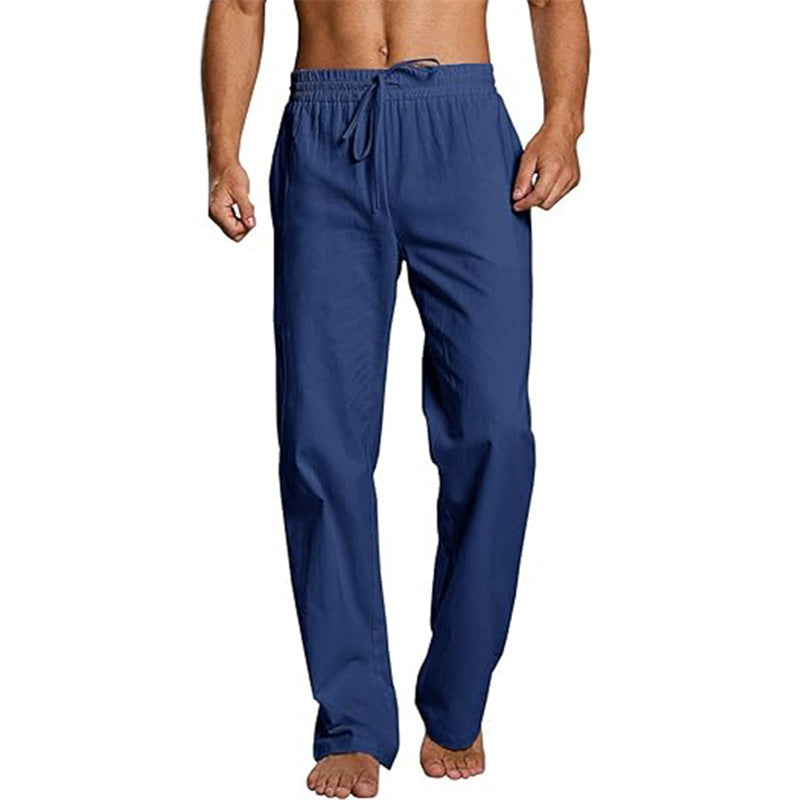 Loose Cotton-Linen Trousers (Lockere Baumwoll-Leinen-Hose)