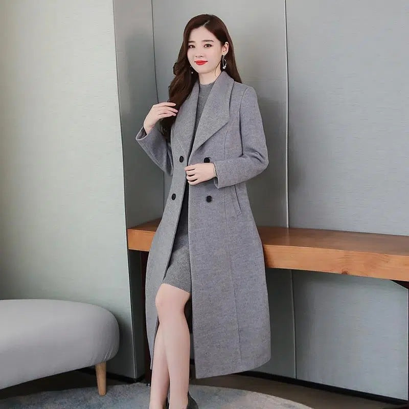 Elegant Wool Lapel Jacket (Elegante Wolljacke mit Reverskragen)