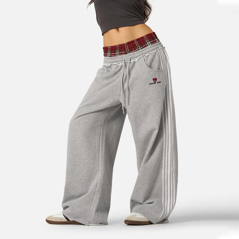 Relaxed Wide-Leg Sweatpants (Bequeme Lockere Fashion-Jogginghose)