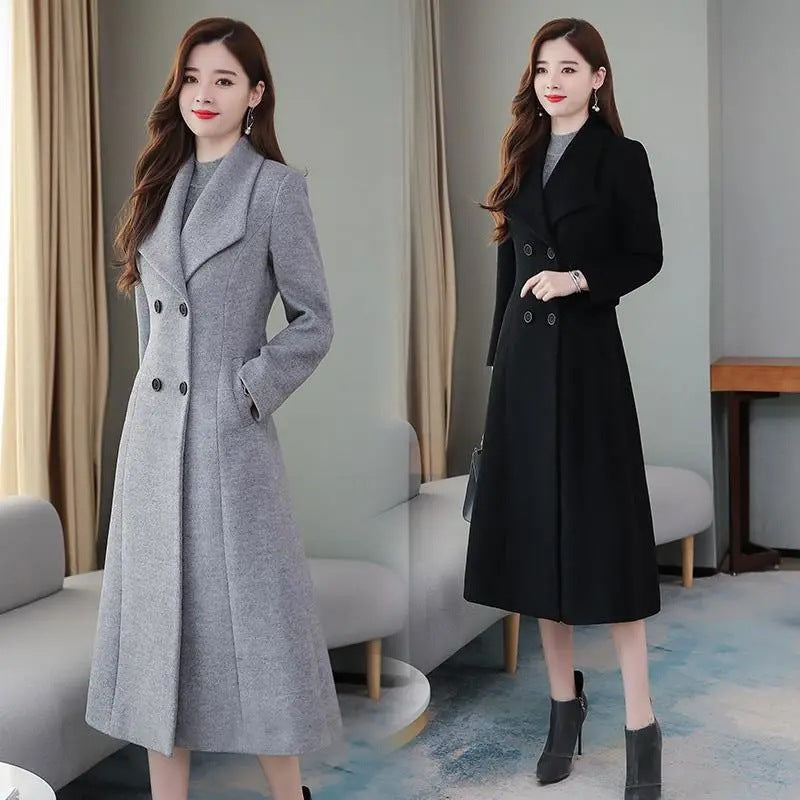 Elegant Wool Lapel Jacket (Elegante Wolljacke mit Reverskragen)