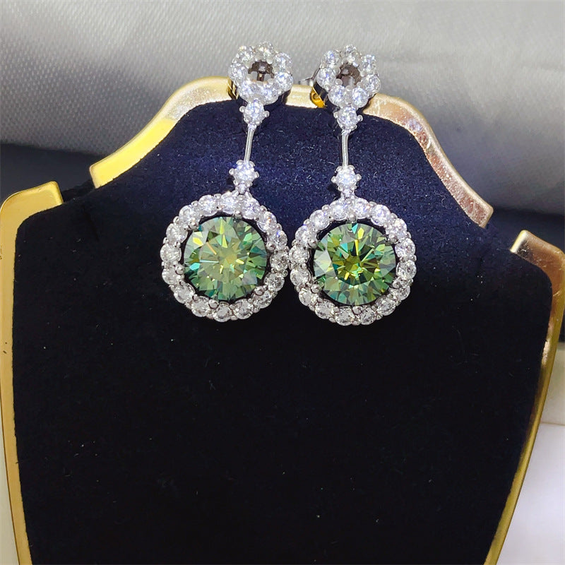 4 Carat Moissanite Earrings (4-Karat-Moissanit-Ohrringe)