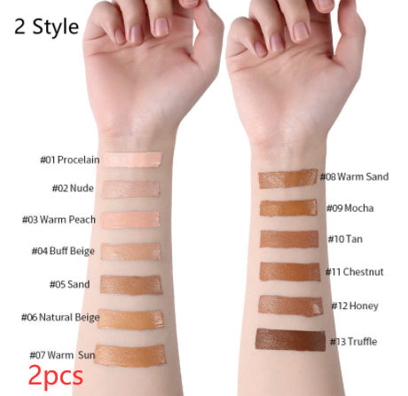 Liquid Foundation – Oil Control & Full-Cover Concealer (Flüssige Make-up-Foundation – Öl-Kontrolle & Concealer In Einem)