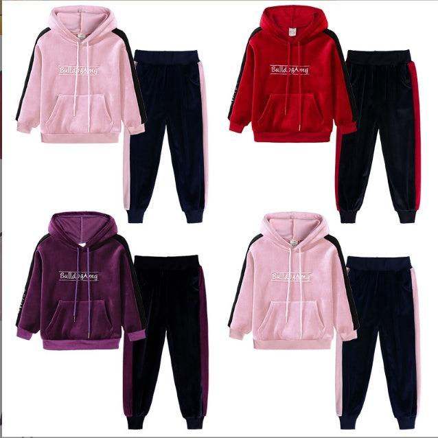 Girls’ Tracksuit – Long Sleeve Two-Piece (Mädchen-Trainingsanzug, Sweatshirt und Hose)