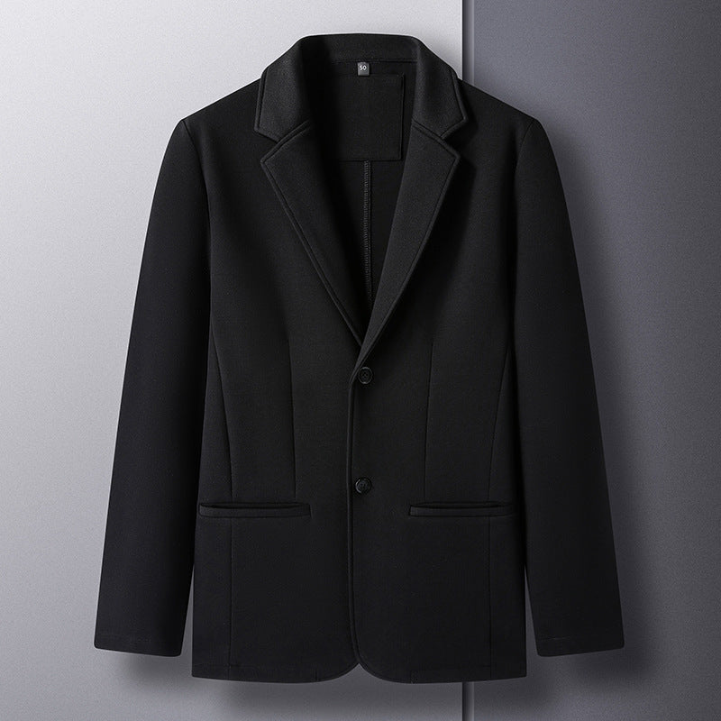 Solid Color Casual Blazer (Lässiger Einfarbiger Blazer)