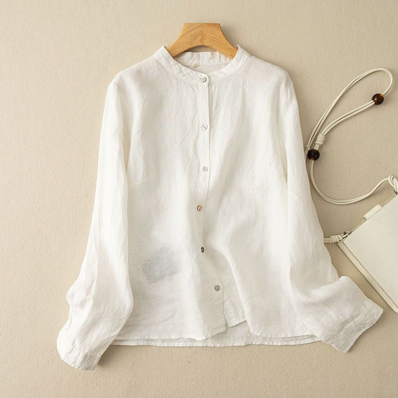 Sola Shirt – Relaxed Cotton-Linen Blend (Sola Hemd – Lockeres Shirt aus Baumwolle & Leinen)